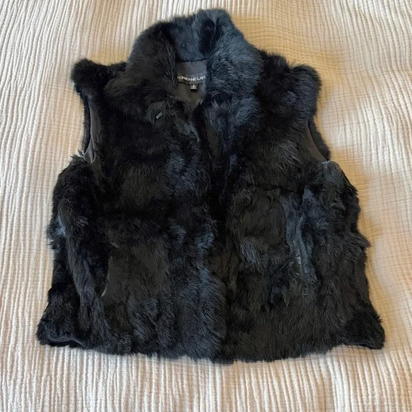 Adrienne Landau Rabbit Fur Vest - Picture 2 of 5